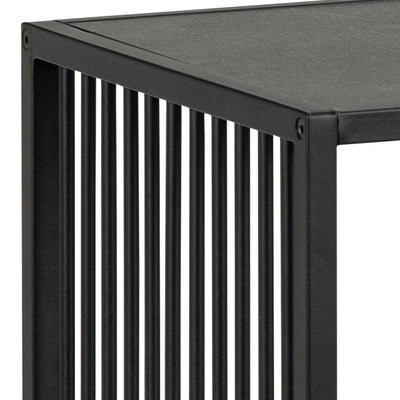 Strington Bookcase with 2 Shelves in Black – FTG, view 6