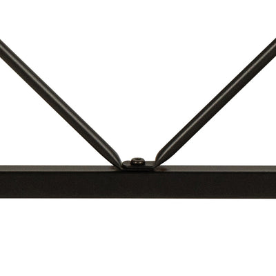 Bahamas Office Desk in Black and Oak – FTG, view 8