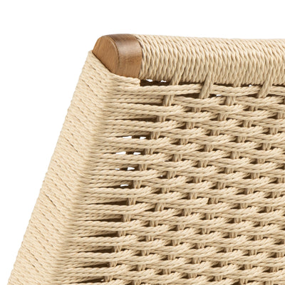 Carson Lounge Chair in Off White and Oak – FTG, view 6