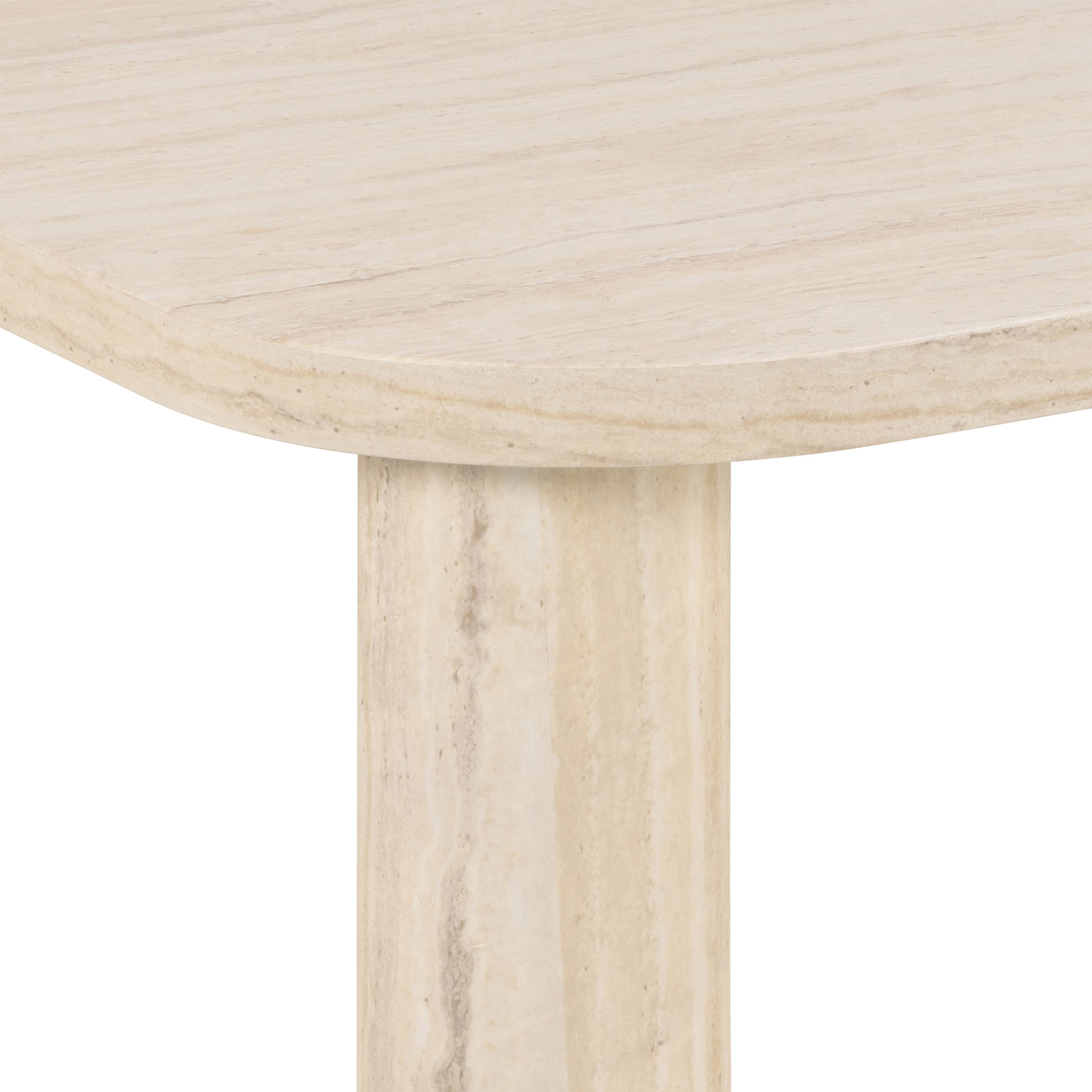 Solano Rectangular Coffee Table in Light Travertine 100 x 75 cm – FTG, view 6