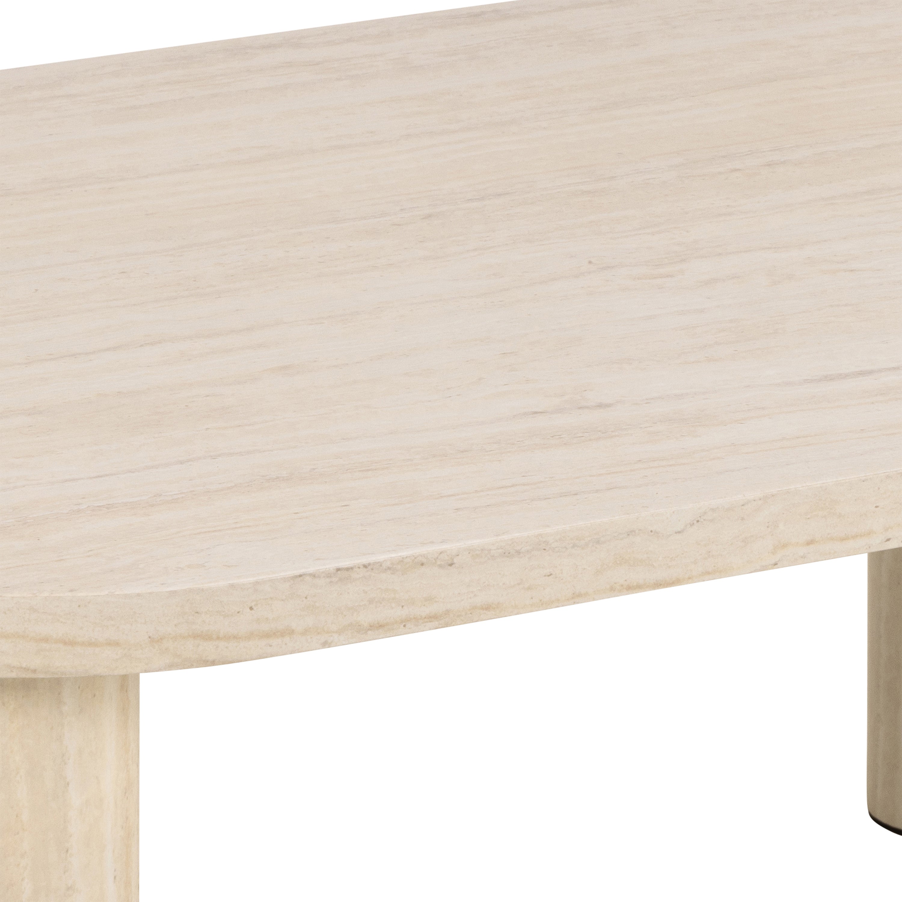 Solano Rectangular Coffee Table in Light Travertine 100 x 75 cm – FTG, view 7