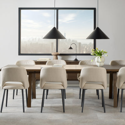 A-Line Extendable Dining Table in Smoked Oak 200/286 x 74.6 x 95cm – FTG, view 5