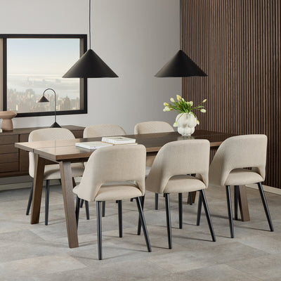 A-Line Extendable Dining Table in Smoked Oak 200/286 x 74.6 x 95cm – FTG, view 6