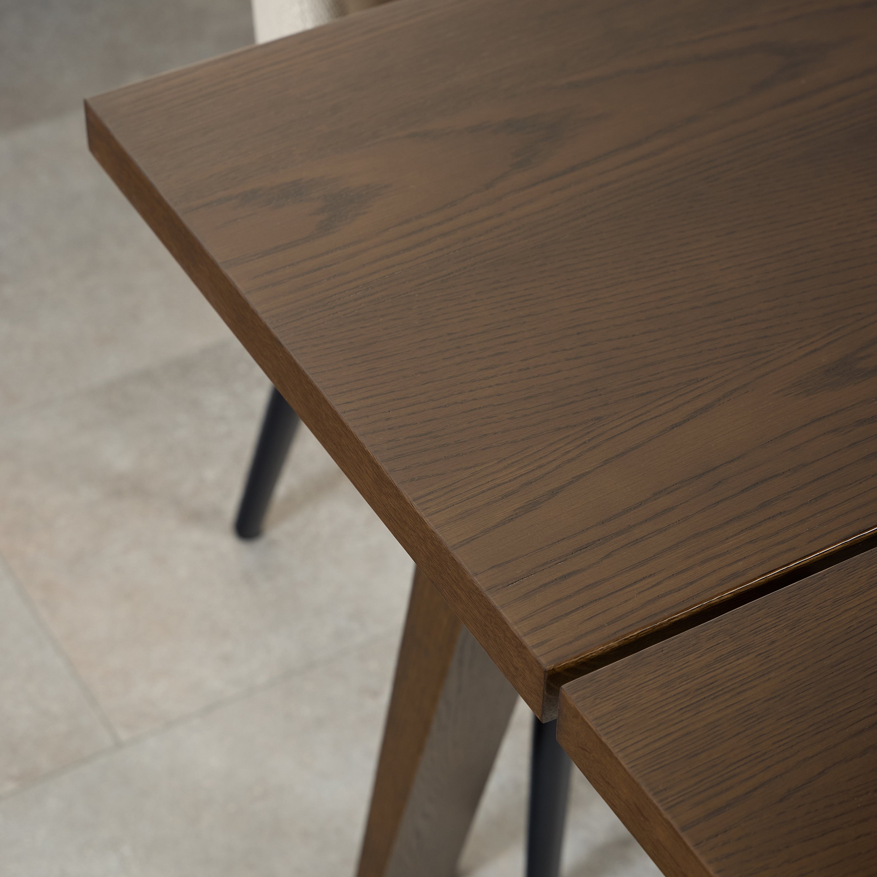 A-Line Extendable Dining Table in Smoked Oak 200/286 x 74.6 x 95cm – FTG, view 7