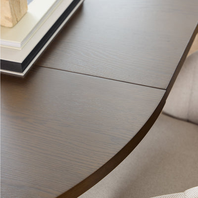 A-Line Round Extendable Dining Table in Smoked Oak 120/220 x 120 x 75cm – FTG, view 7