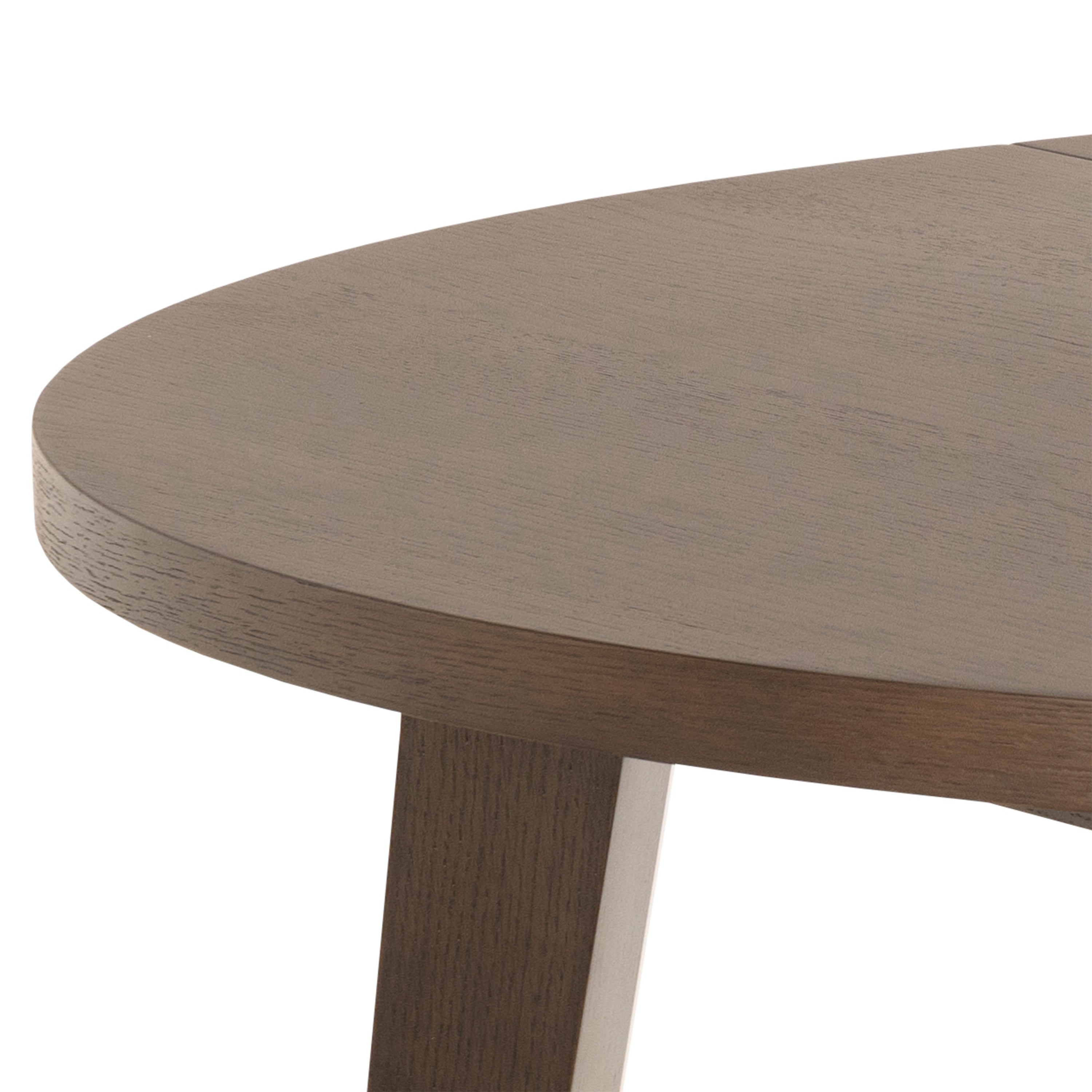 A-Line Round Extendable Dining Table in Smoked Oak 120/220 x 120 x 75cm – FTG, view 8