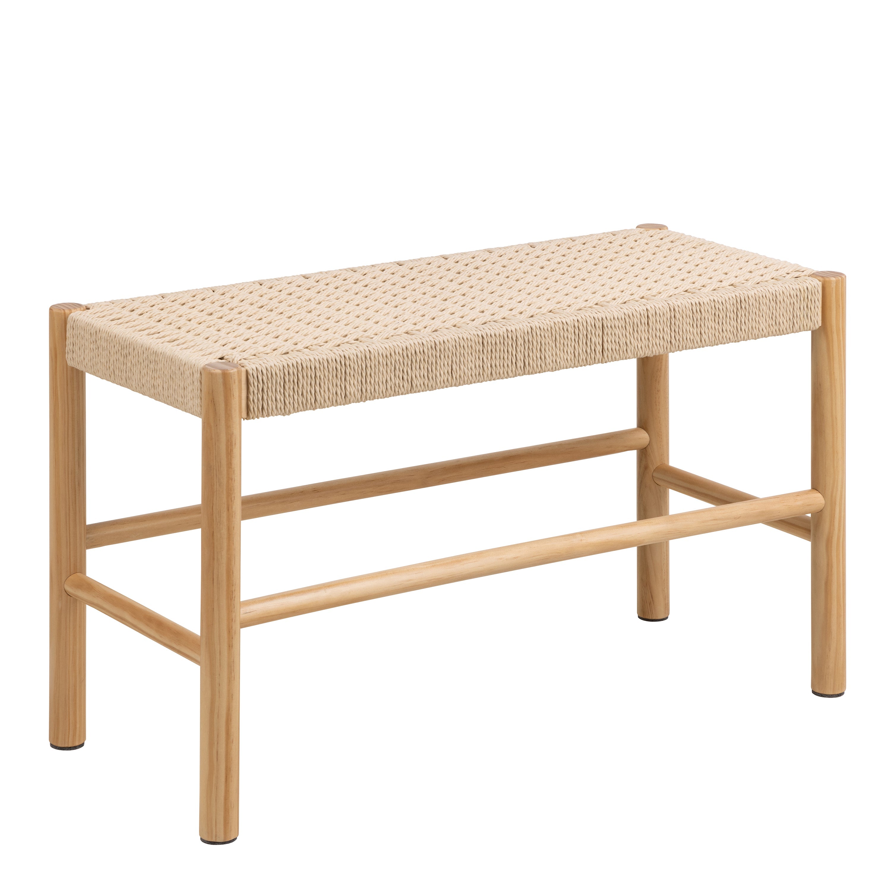 Alvin Weaved Bench in Off White – FTG