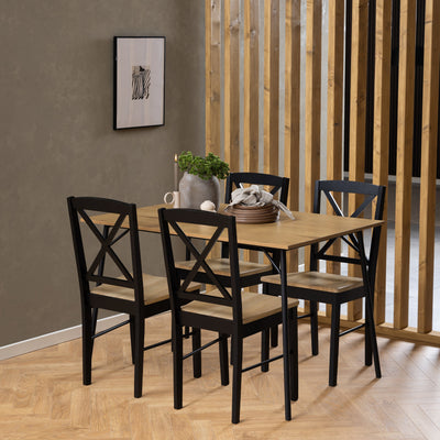 Peru Rectangular Dining Table in Wild Oak 120x75cm – FTG, view 5
