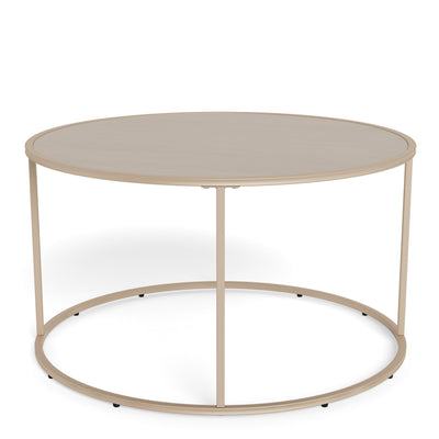 Seaford Round Coffee Table in Grey