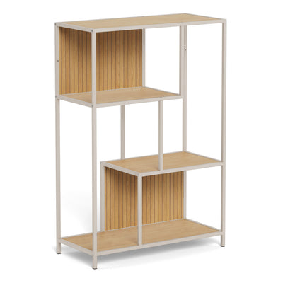 Seaford Bookcase in Oak & Grey