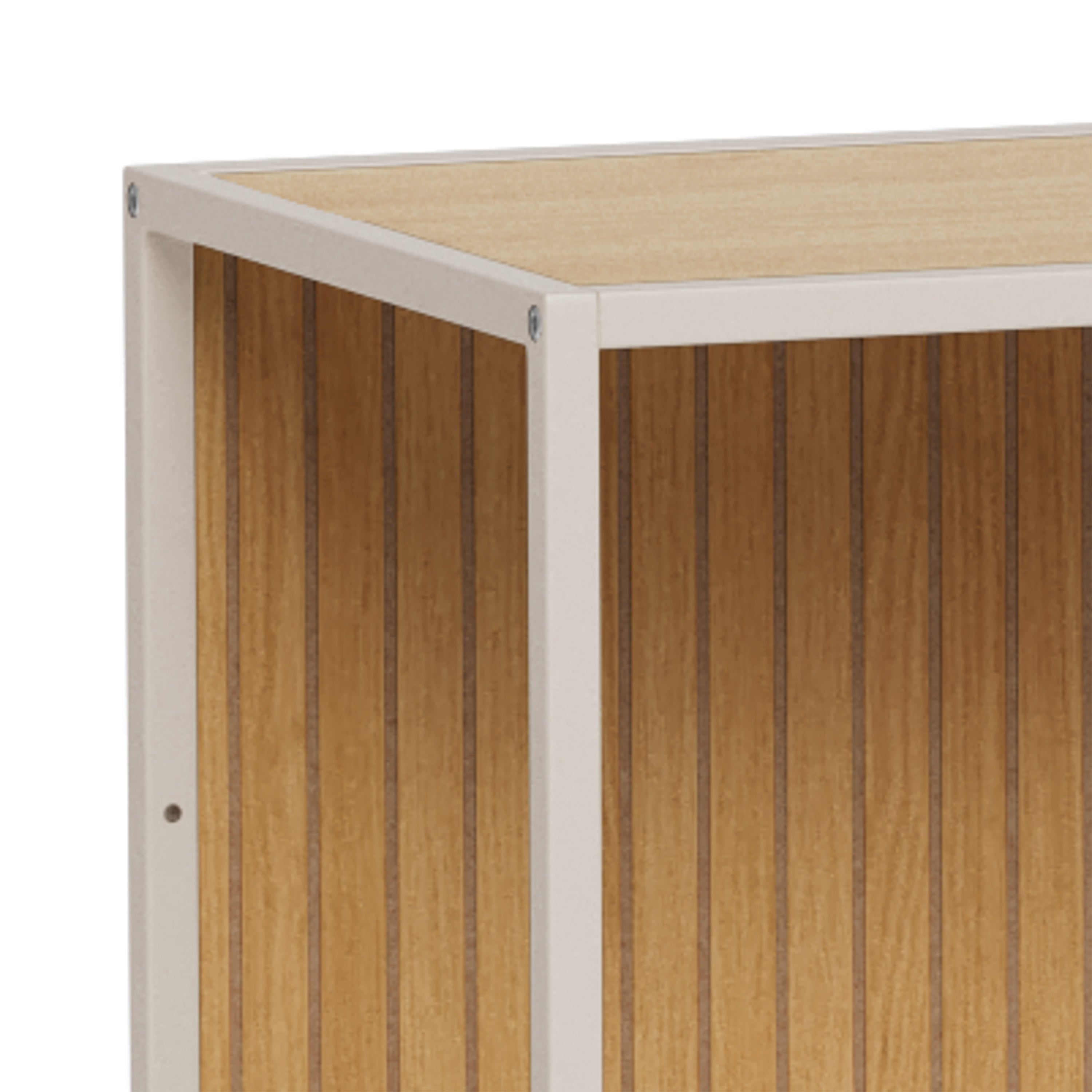 Seaford Bookcase in Oak & Grey