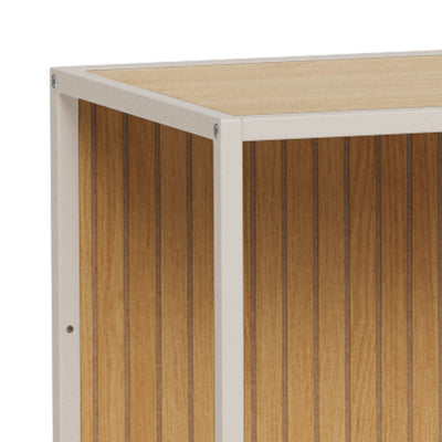 Seaford Bookcase in Oak & Grey