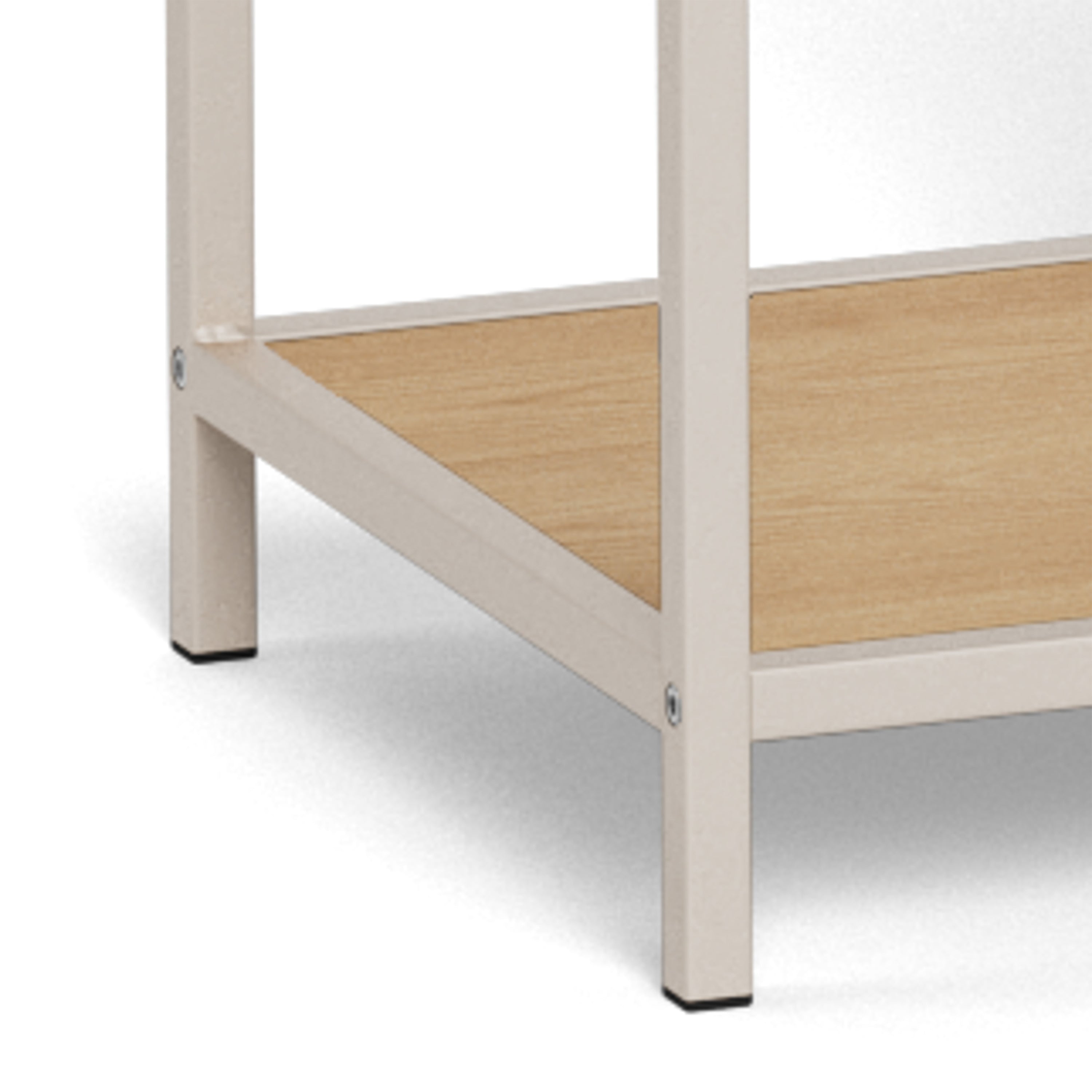 Seaford Bookcase in Oak & Grey