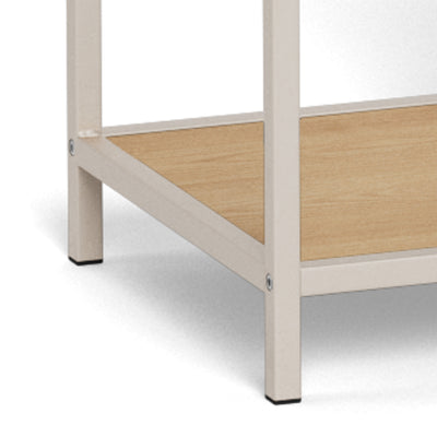 Seaford Bookcase in Oak & Grey