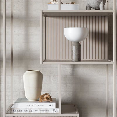 Seaford Tall Grey Metal Bookcase with 5 Shelves – FTG, view 8