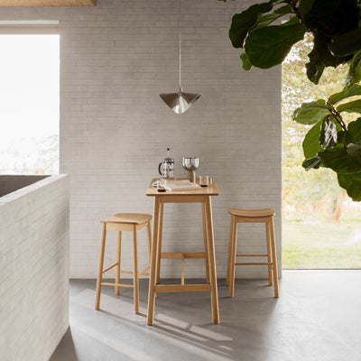Barlow Bar Table in Matt Oak – FTG, view 4