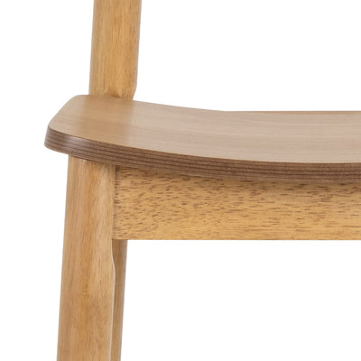 Barlow Bar Table in Matt Oak Included 2 Barlow Bar Stool in Matt Oak – FTG, view 10