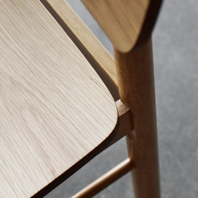 Barlow Bar Table in Matt Oak Included 2 Barlow Bar Stool in Matt Oak – FTG, view 8