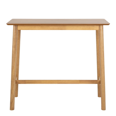 Barlow Bar Table in Matt Oak Included 2 Barlow Bar Stool Without Back in Matt Oak – FTG, view 3