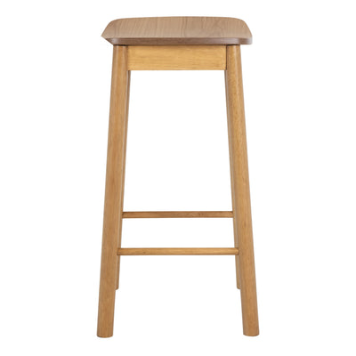 Barlow Bar Table in Matt Oak Included 2 Barlow Bar Stool Without Back in Matt Oak – FTG, view 6
