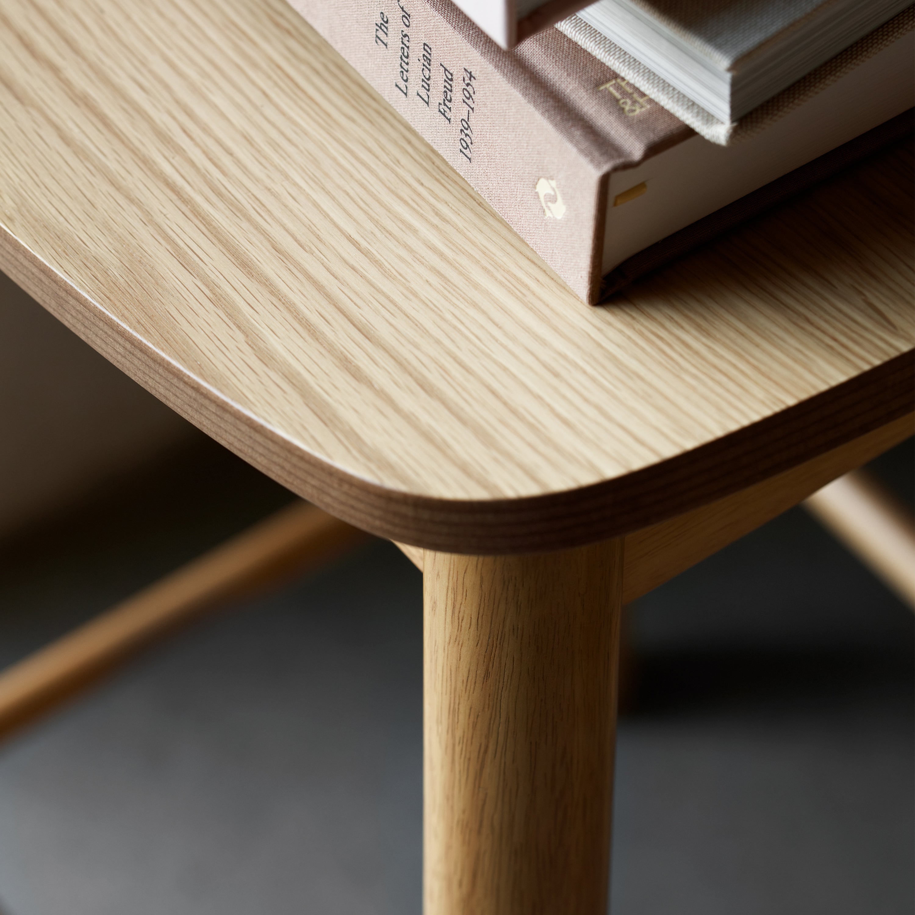 Barlow Bar Table in Matt Oak Included 2 Barlow Bar Stool Without Back in Matt Oak – FTG, view 7