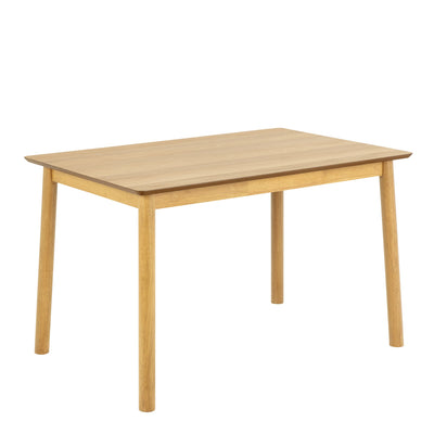 Barlow Rectangular Dining Table in Matt Oak – FTG