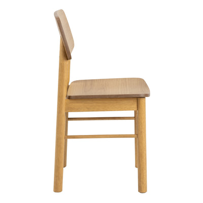 Barlow Rectangular Dining Table in Matt Oak Included 4 Barlow Dining Chair in Matt Oak – FTG, view 7