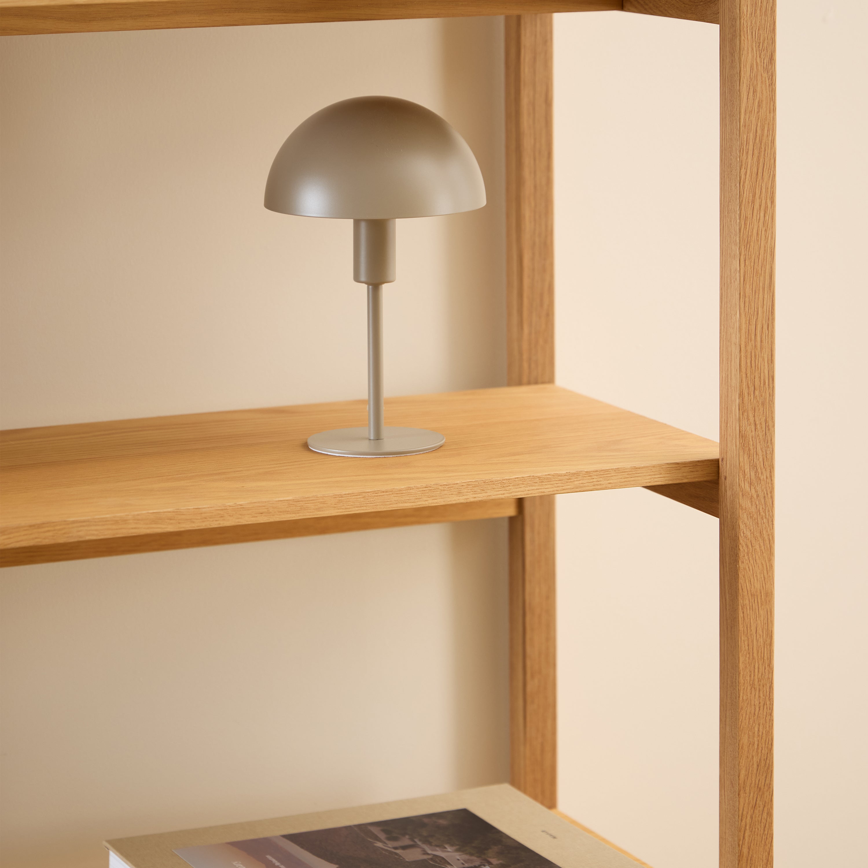 Ludza Rectangular Bookcase With 6 Shelves in Oak – FTG, view 5