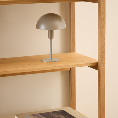 Ludza Rectangular Bookcase With 6 Shelves in Oak – FTG, view 5