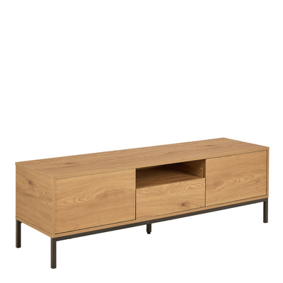 Seaford Tv Unit 2 Doors 1 Drawer in Matt Wild Oak – FTG