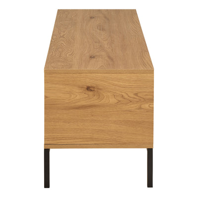Seaford Tv Unit 2 Doors 1 Drawer in Matt Wild Oak – FTG, view 3