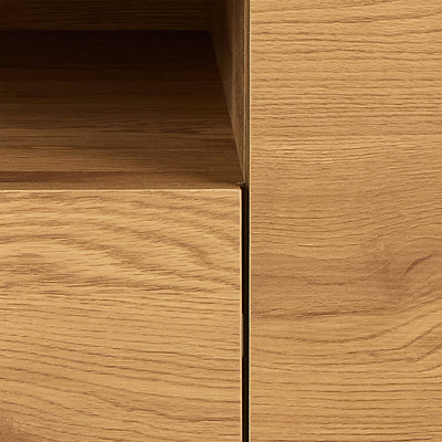 Seaford Tv Unit 2 Doors 1 Drawer in Matt Wild Oak – FTG, view 6