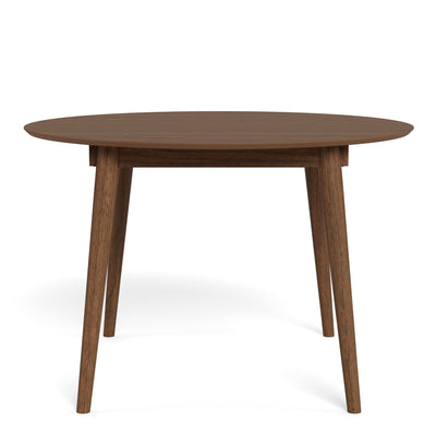 Montreux Round Extending Dining Table in Walnut 115–154cm