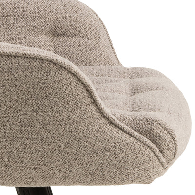 Erik Gas Lift Desk Chair in Monza Beige – FTG, view 8