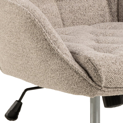 Erik Gas Lift Desk Chair in Monza Beige – FTG, view 9
