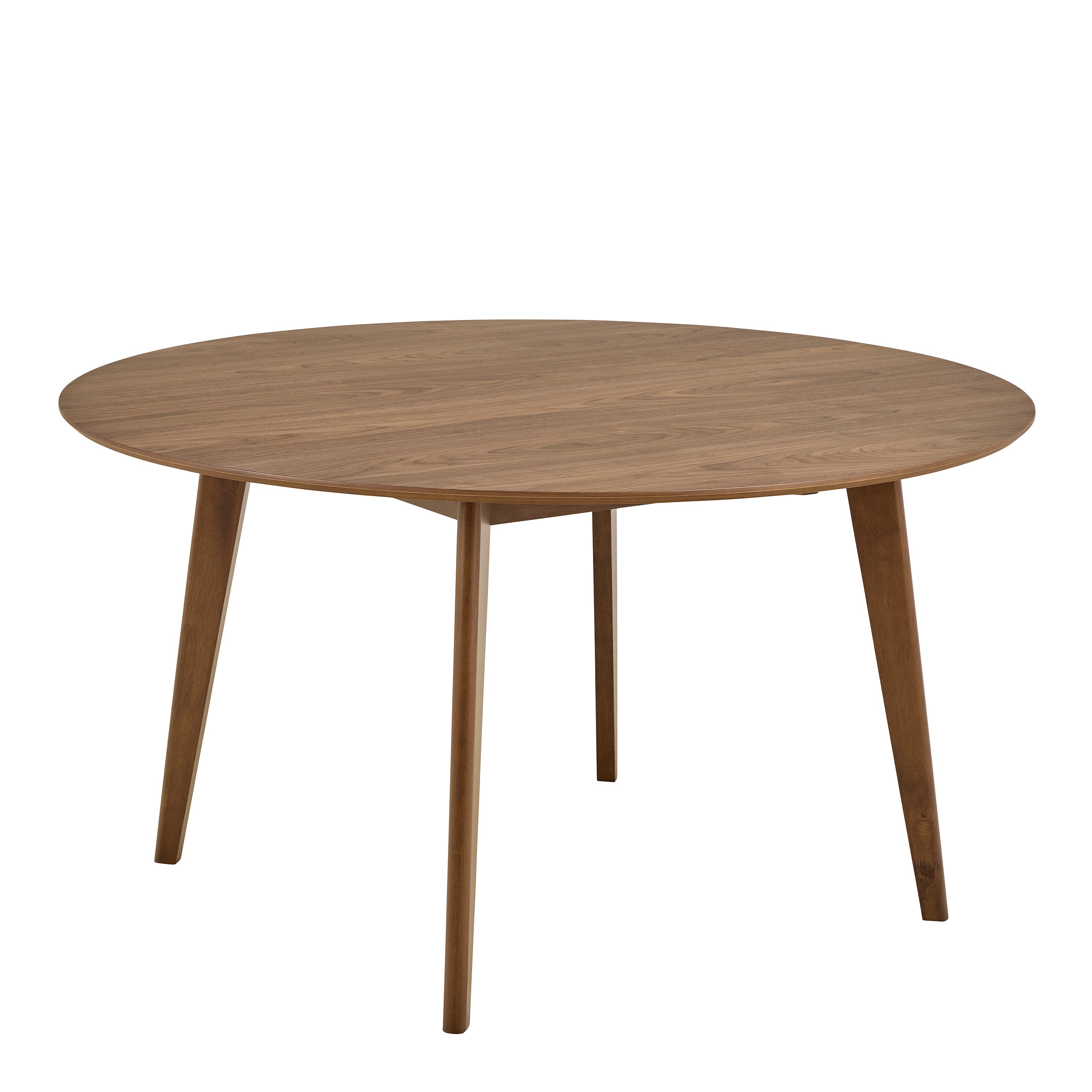 Roxby Round Dining Table in Walnut 140x76cm – FTG