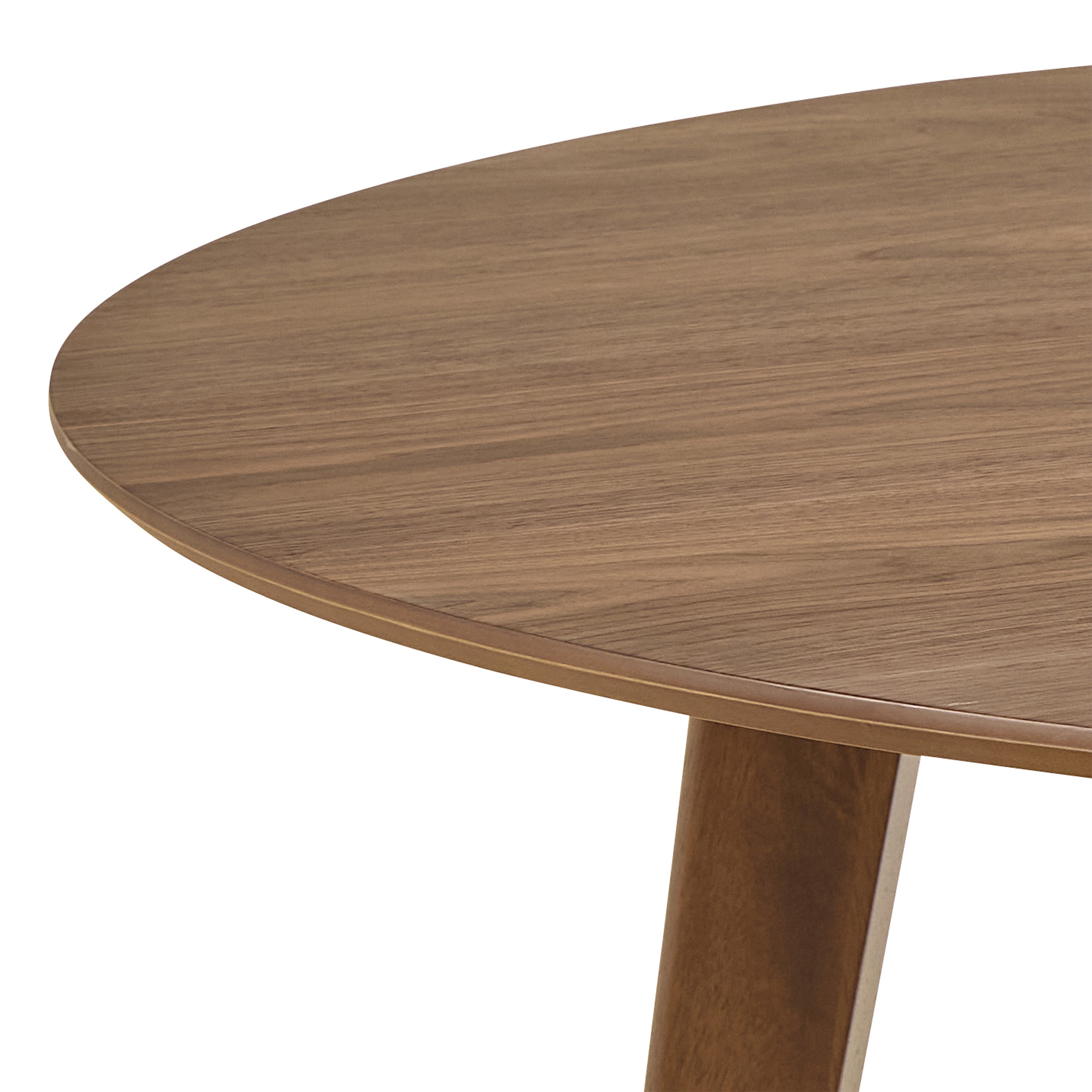 Roxby Round Dining Table in Walnut 140x76cm – FTG, view 5