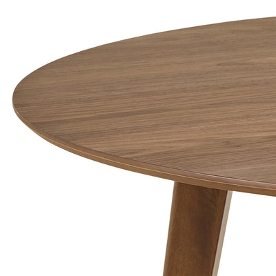 Roxby Round Dining Table in Walnut 140x76cm – FTG, view 5