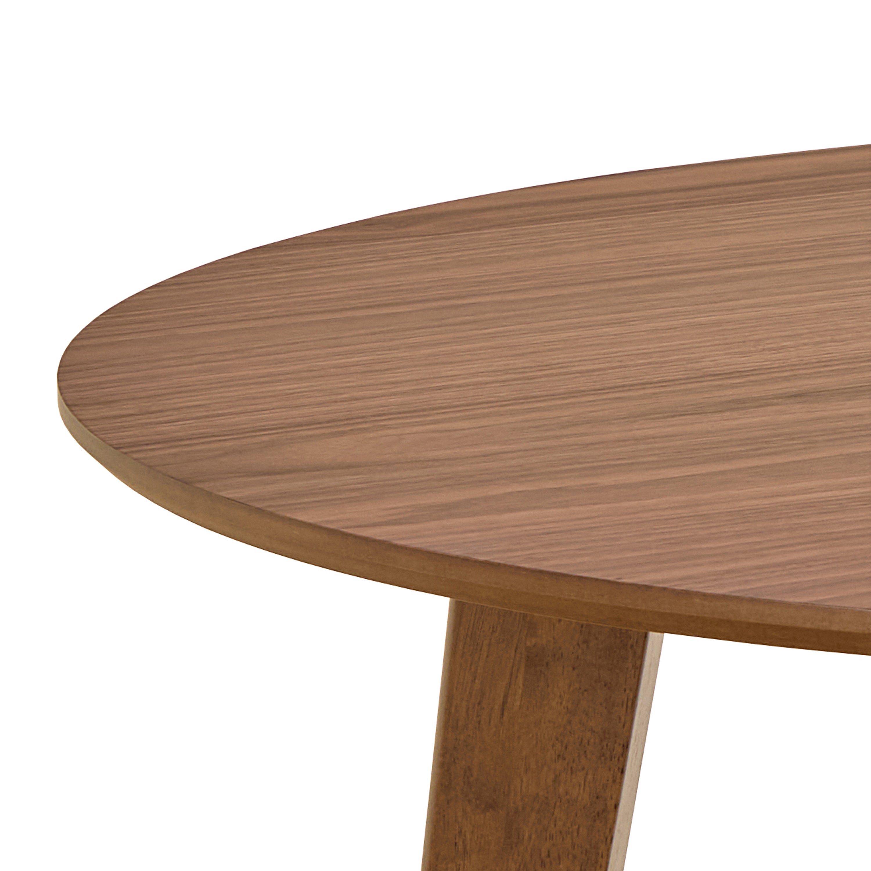 Roxby Round Dining Table in Walnut 120x76cm – FTG, view 4