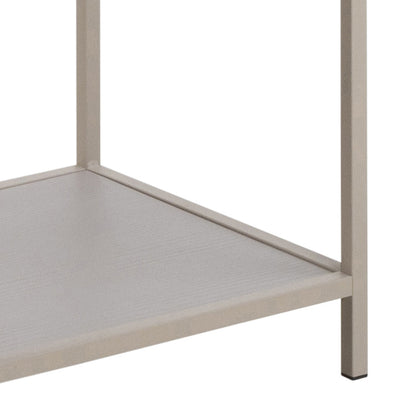 Seaford Tall Grey Metal 2 Drawer Bookcase with 4 Shelves – FTG, view 8