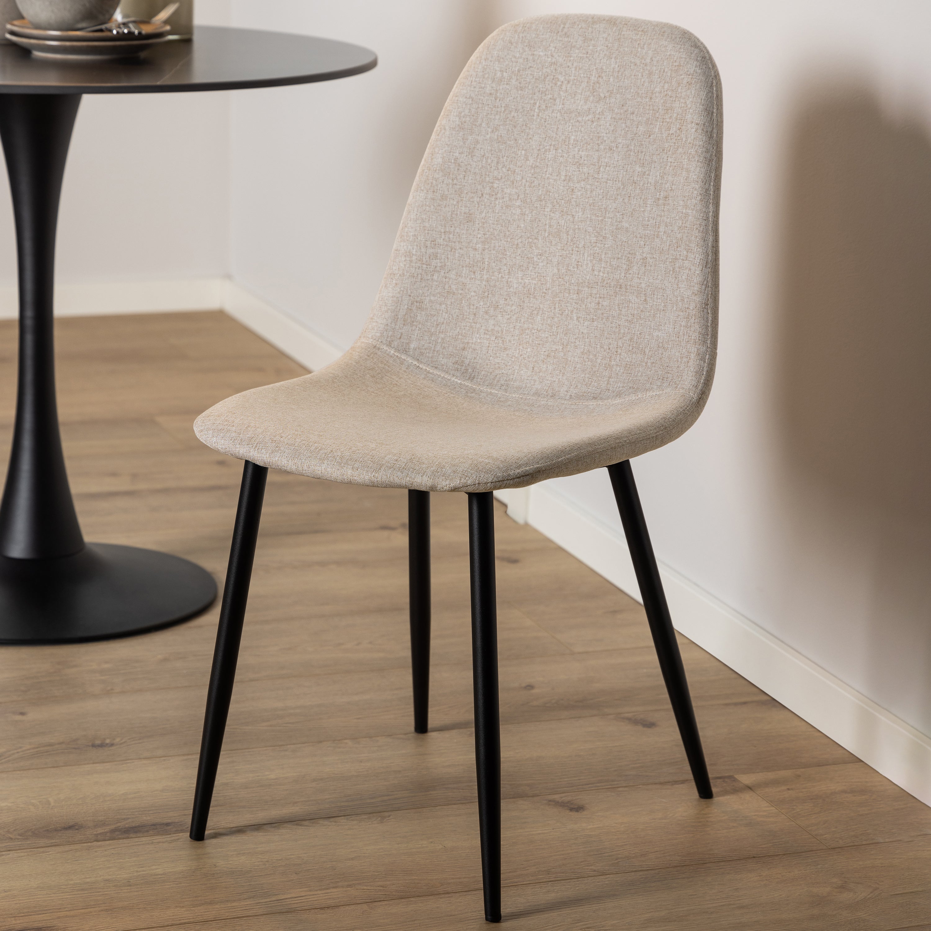 Celia Dining Chair in Beige Set of 4 – FTG, view 5