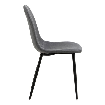 Celia Dining Chair in Light Grey Set of 4 – FTG, view 3