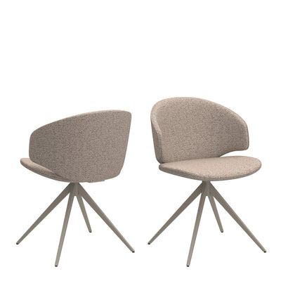 Ella Swivel Beige Dining Chair – FTG