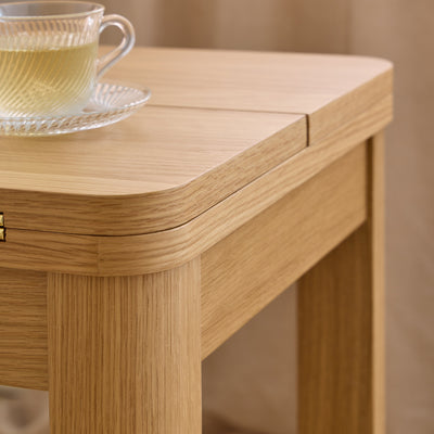 Southampton Extendable Rectangular dining table in Matt Oak 45/90 x 120 cm – FTG, view 7