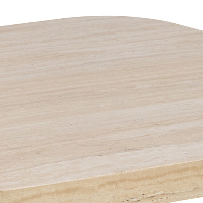 Solano Square Coffee Table in Light Travertine 60 x 60 cm – FTG, view 5