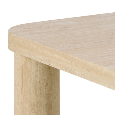 Solano Square Coffee Table in Light Travertine 60 x 60 cm – FTG, view 6