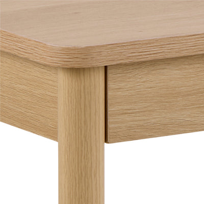 Alpena Office Desk in Oak & Beige