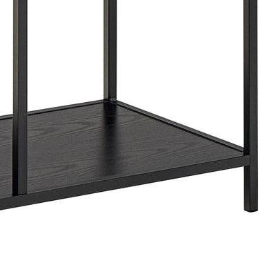 Seaford Bookcase with 5 Shelves in Black