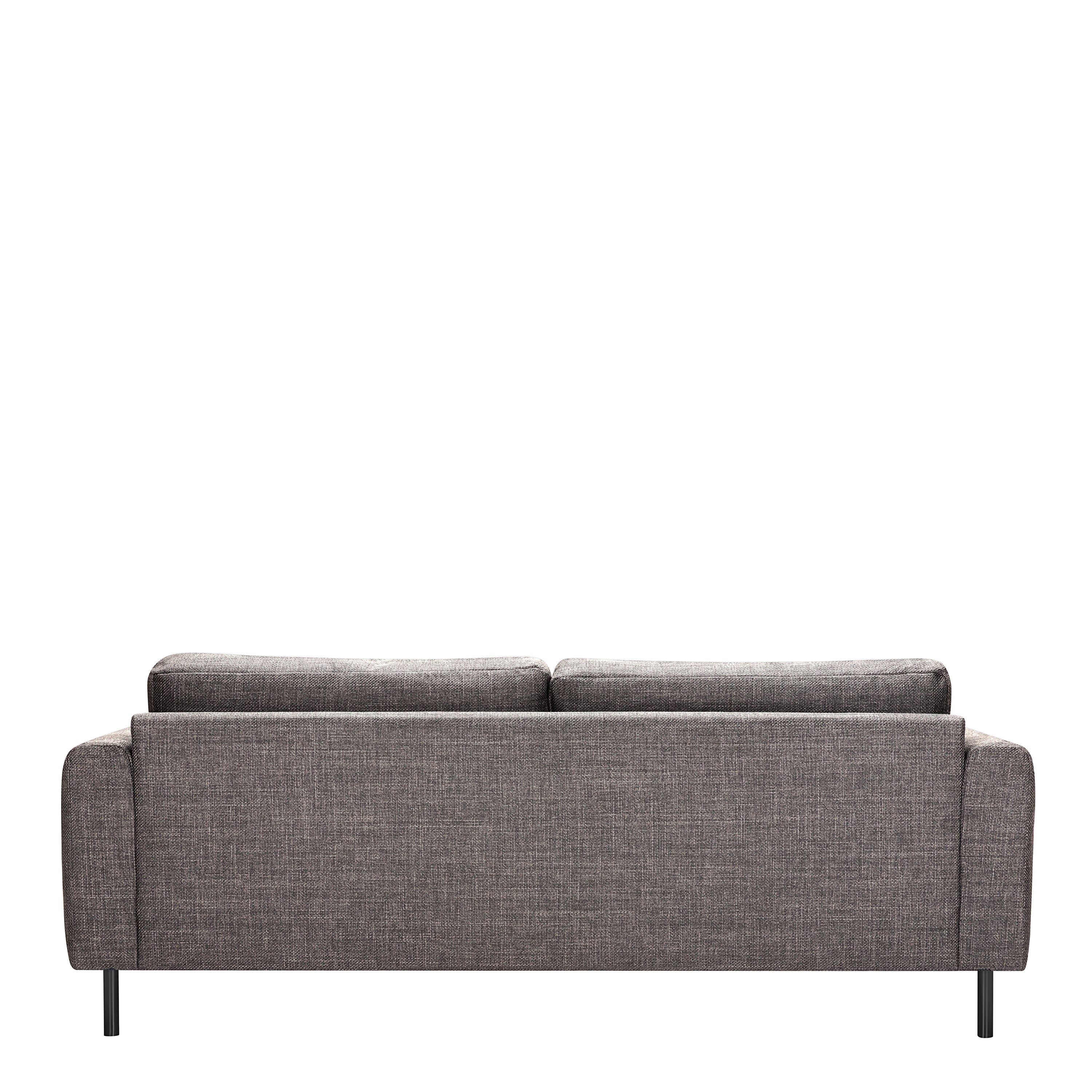 Omaha 3 Seater Sofa in Basel Light Grey Fabric – FTG, view 4
