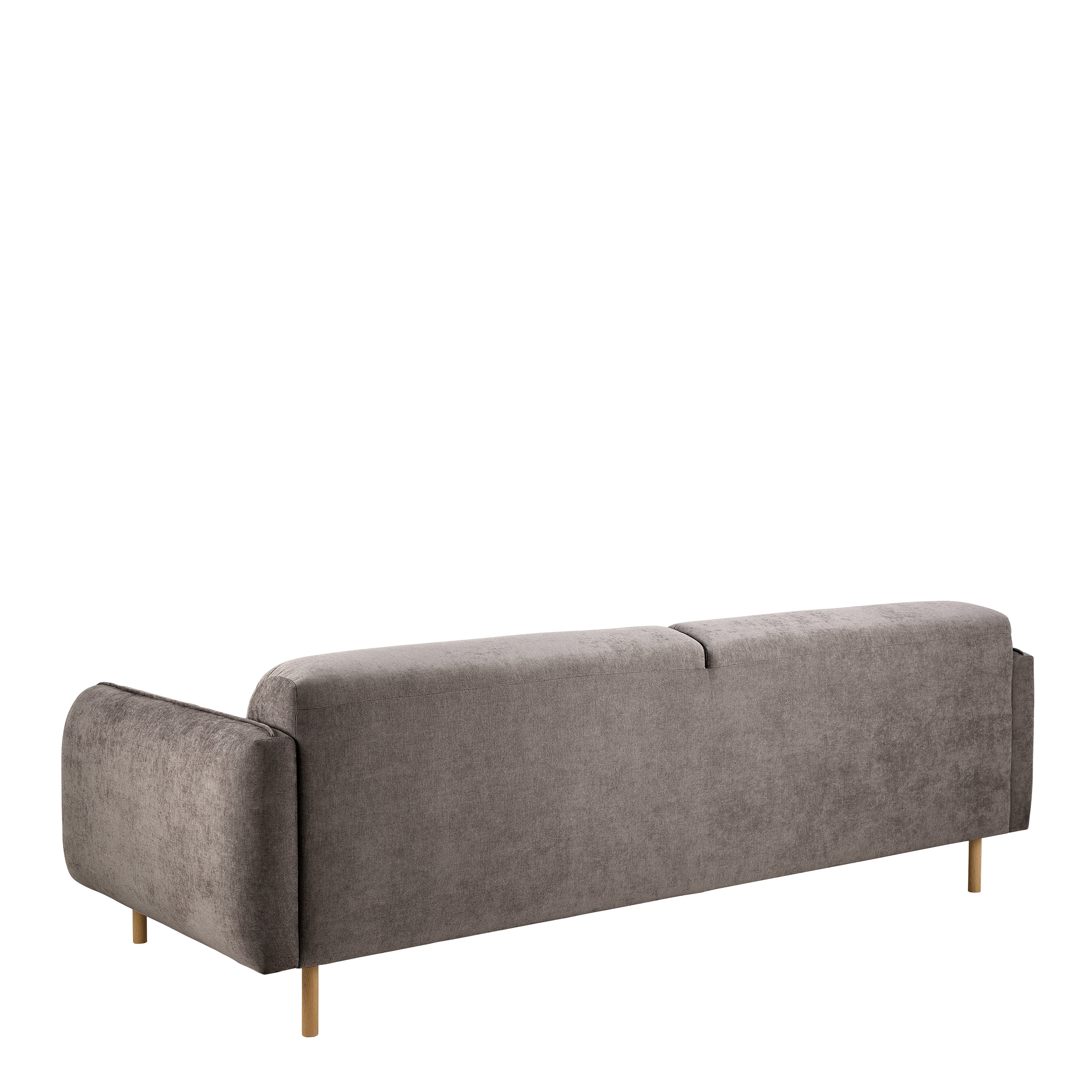 Westham Set of 2 x 3 Seater Sofas in Fay Dusty Brown Fabric – FTG, view 4